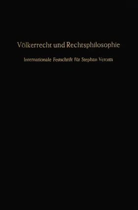 Fischer / Verdross / Köck |  Völkerrecht und Rechtsphilosophie. | eBook | Sack Fachmedien