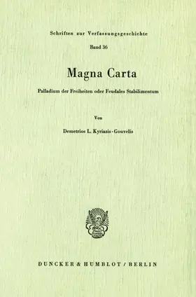 Kyriazis-Gouvelis | Magna Carta. | E-Book | www2.sack.de