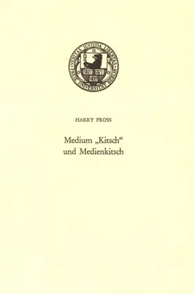Pross |  Medium Kitsch und Medienkitsch. | eBook | Sack Fachmedien