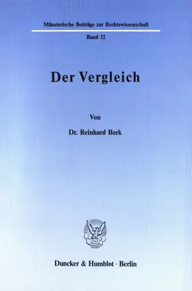 Bork |  Der Vergleich. | eBook | Sack Fachmedien