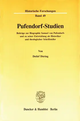 Döring |  Pufendorf-Studien. | eBook | Sack Fachmedien