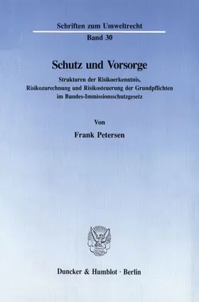 Petersen |  Schutz und Vorsorge. | eBook | Sack Fachmedien