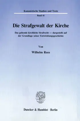 Rees |  Die Strafgewalt der Kirche. | eBook | Sack Fachmedien