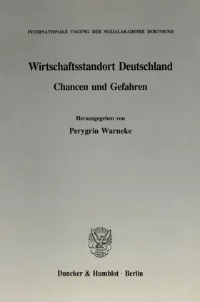 Warneke |  Wirtschaftsstandort Deutschland. | eBook | Sack Fachmedien