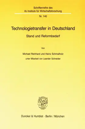 Schmalholz / Reinhard |  Technologietransfer in Deutschland. | eBook | Sack Fachmedien