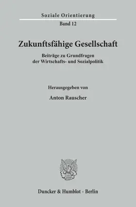 Rauscher |  Zukunftsfähige Gesellschaft. | eBook | Sack Fachmedien