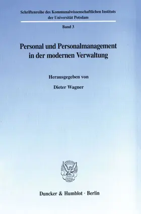 Wagner |  Personal und Personalmanagement in der modernen Verwaltung. | eBook | Sack Fachmedien