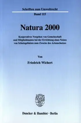 Wichert |  Natura 2000. | eBook | Sack Fachmedien