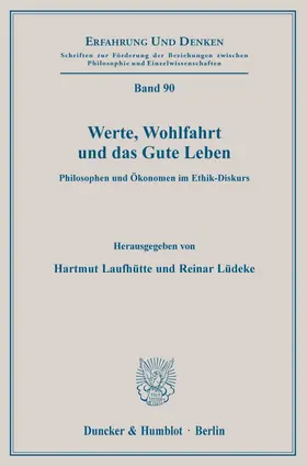 Laufhütte / Lüdeke |  Werte, Wohlfahrt und das Gute Leben. | eBook | Sack Fachmedien