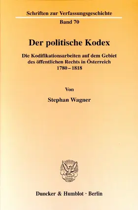 Wagner |  Der politische Kodex | eBook | Sack Fachmedien