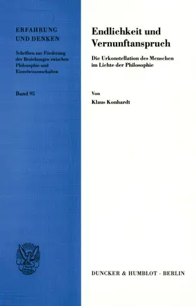 Konhardt |  Endlichkeit und Vernunftanspruch. | eBook | Sack Fachmedien