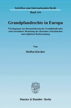 Kircher |  Grundpfandrechte in Europa | eBook | Sack Fachmedien