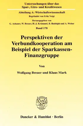 Breuer / Mark |  Perspektiven der Verbundkooperation am Beispiel der Sparkassen-Finanzgruppe | eBook | Sack Fachmedien