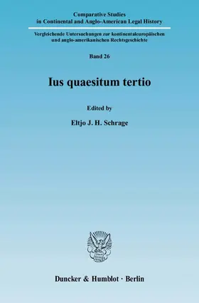 Schrage |  Ius quaesitum tertio | eBook | Sack Fachmedien