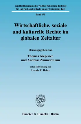 Giegerich / Zimmermann |  Wirtschaftliche, soziale und kulturelle Rechte im globalen Zeitalter. | eBook | Sack Fachmedien