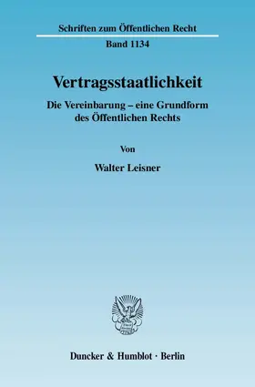 Leisner |  Vertragsstaatlichkeit | eBook | Sack Fachmedien