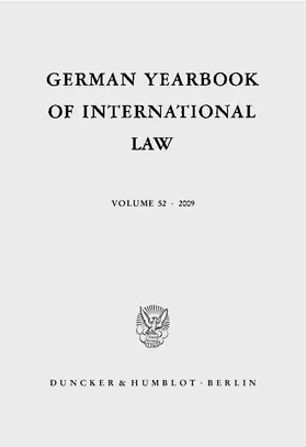 Proelß |  German Yearbook of International Law / Jahrbuch für Internationales Recht | eBook | Sack Fachmedien