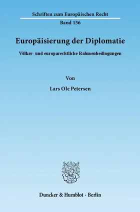 Petersen |  Europäisierung der Diplomatie | eBook | Sack Fachmedien