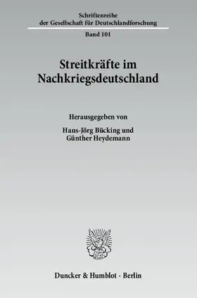 Bücking / Heydemann |  Streitkräfte im Nachkriegsdeutschland | eBook | Sack Fachmedien