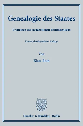 Roth |  Genealogie des Staates | eBook | Sack Fachmedien