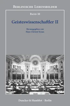 Kraus |  Geisteswissenschaftler II | eBook | Sack Fachmedien