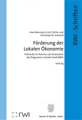 Neumann / Schmidt / Trettin |  Förderung der Lokalen Ökonomie | eBook | Sack Fachmedien