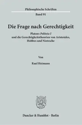 Heimann |  Die Frage nach Gerechtigkeit. | eBook | Sack Fachmedien