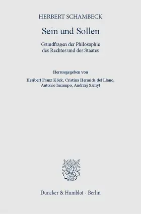 Schambeck / Köck / Szmyt |  Sein und Sollen | eBook | Sack Fachmedien