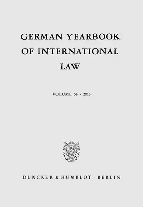 Odendahl / Arnauld / Matz-Lück |  German Yearbook of International Law - Jahrbuch für Internationales Recht. | eBook | Sack Fachmedien
