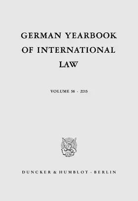 Arnauld / Odendahl |  German Yearbook of International Law - Jahrbuch für Internationales Recht. | eBook | Sack Fachmedien