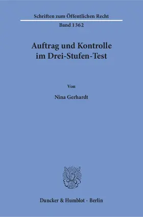 Gerhardt |  Auftrag und Kontrolle im Drei-Stufen-Test. Eine Analyse der Drei-Stufen-Testverfahren für die Bestandsangebote der Telemedien öffentlich-rechtlicher Rundfunkanstalten | eBook | Sack Fachmedien
