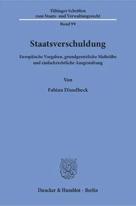 Disselbeck |  Staatsverschuldung | eBook | Sack Fachmedien