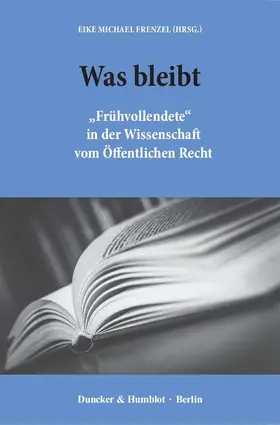 Frenzel |  Was bleibt | eBook | Sack Fachmedien