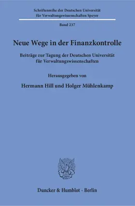 Hill / Mühlenkamp |  Neue Wege in der Finanzkontrolle | eBook | Sack Fachmedien
