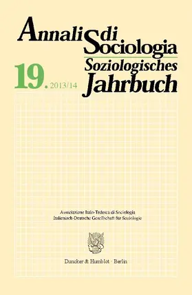Gubert / Meulemann |  Annali di Sociologia - Soziologisches Jahrbuch. | eBook | Sack Fachmedien