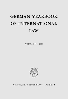 Arnauld / Matz-Lück / Decken |  German Yearbook of International Law - Jahrbuch für Internationales Recht. | eBook | Sack Fachmedien