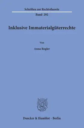 Rogler |  Inklusive Immaterialgüterrechte. | eBook | Sack Fachmedien
