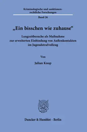 Knop |  "Ein bisschen wie zuhause". | eBook | Sack Fachmedien