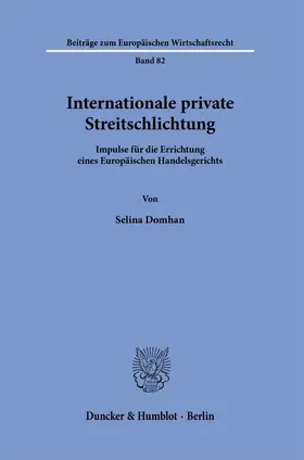 Domhan |  Internationale private Streitschlichtung. | eBook | Sack Fachmedien