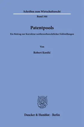 Kordic / Kordi? |  Patentpools. | eBook | Sack Fachmedien