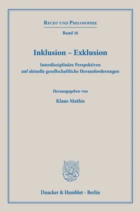 Mathis |  Inklusion – Exklusion | eBook | Sack Fachmedien