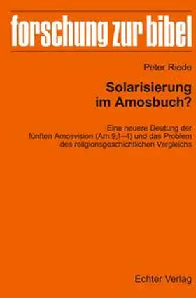 Riede |  Solarisierung im Amosbuch? | Buch |  Sack Fachmedien