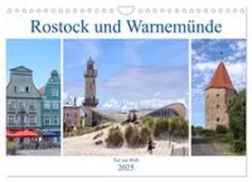 CALVENDO / Becker |  Rostock und Warnemünde - Tor zur Welt (Wandkalender 2025 DIN A4 quer), CALVENDO Monatskalender | Sonstiges |  Sack Fachmedien