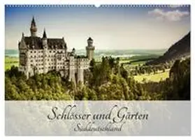 CALVENDO / D. |  Schlösser und Gärten Süddeutschland (Wandkalender 2025 DIN A2 quer), CALVENDO Monatskalender | Sonstiges |  Sack Fachmedien