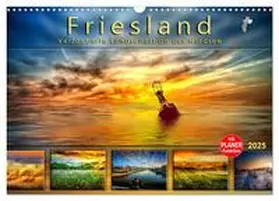 CALVENDO / Roder |  Friesland, verzauberte Landschaft an der Nordsee (Wandkalender 2025 DIN A3 quer), CALVENDO Monatskalender | Sonstiges |  Sack Fachmedien
