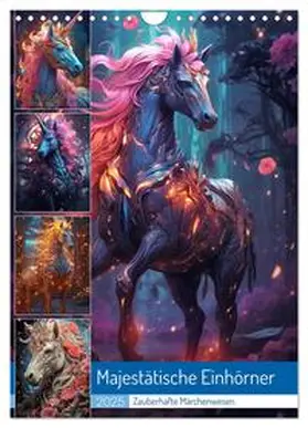 CALVENDO / Gierok-Latniak | Majestätische Einhörner (Wandkalender 2025 DIN A4 hoch), CALVENDO Monatskalender | Sonstiges | 978-3-435-86033-3 | sack.de