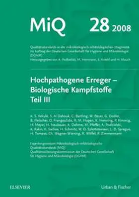 Herrmann / Kniehl / Mauch |  MiQ 28: Hochpathogene Erreger, Biologische Kampfstoffe, Teil III | Loseblattwerk |  Sack Fachmedien