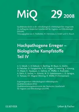 Herrmann / Kniehl / Mauch |  MiQ 29: Hochpathogene Erreger, Biologische Kampfstoffe, Teil IV | Loseblattwerk |  Sack Fachmedien