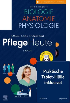 Menche |  Set Pflege Heute 8. A + eBook und BAP 10.A. + e-Book mit Tabletcase | Buch |  Sack Fachmedien
