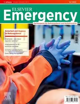 Gollwitzer / Grusnick / Klausmeier |  Elsevier Emergency. Sicherheit und Hygiene im Rettungsdienst. 1/2022 | Buch |  Sack Fachmedien